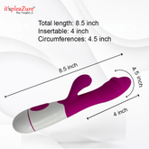Dimensions: 8.5-Inch Length, 4-Inch Insertable